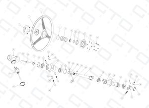 Steering Wheel & Shaft Assembly