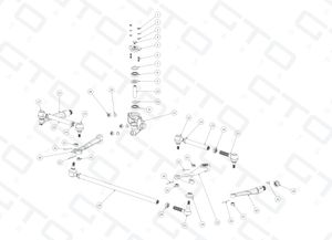 Steering Idler & Rods Assembly