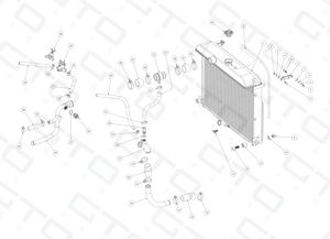 Water Radiator Assembly