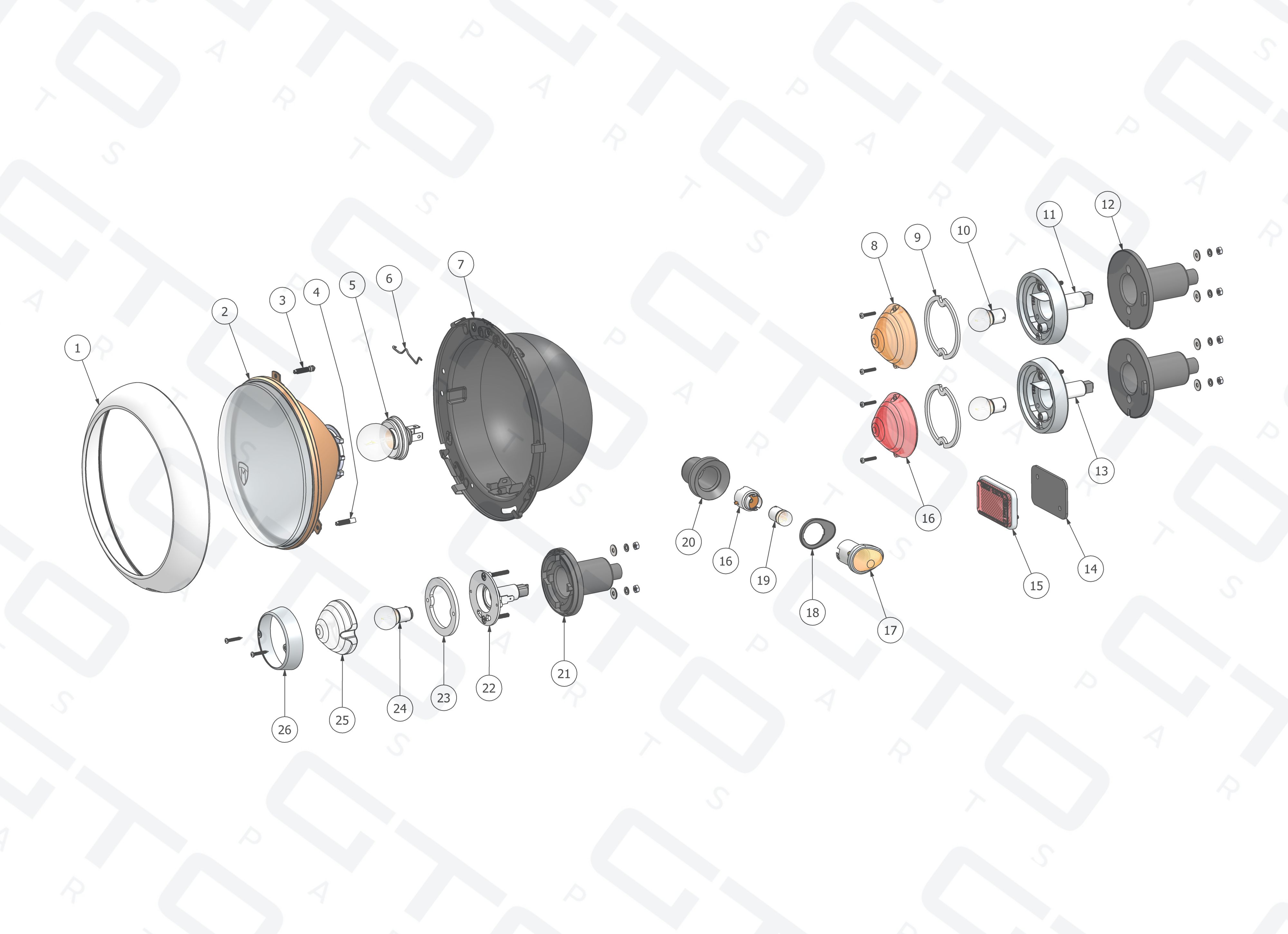 Schematic: Lights Assembly