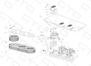 Inlet Manifolds, Carbs, & Air Filter Assembly