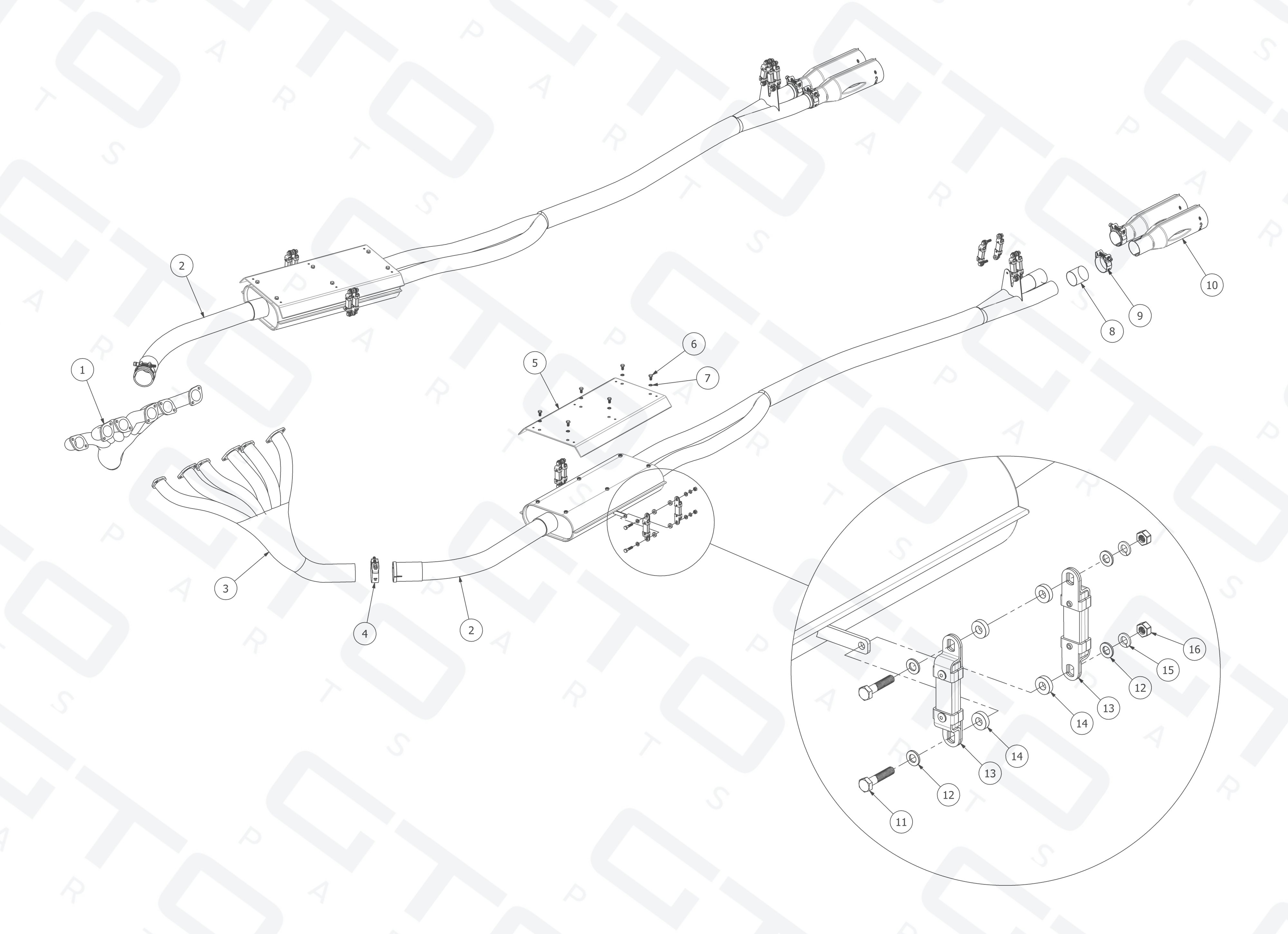 Schematic: Exhaust System