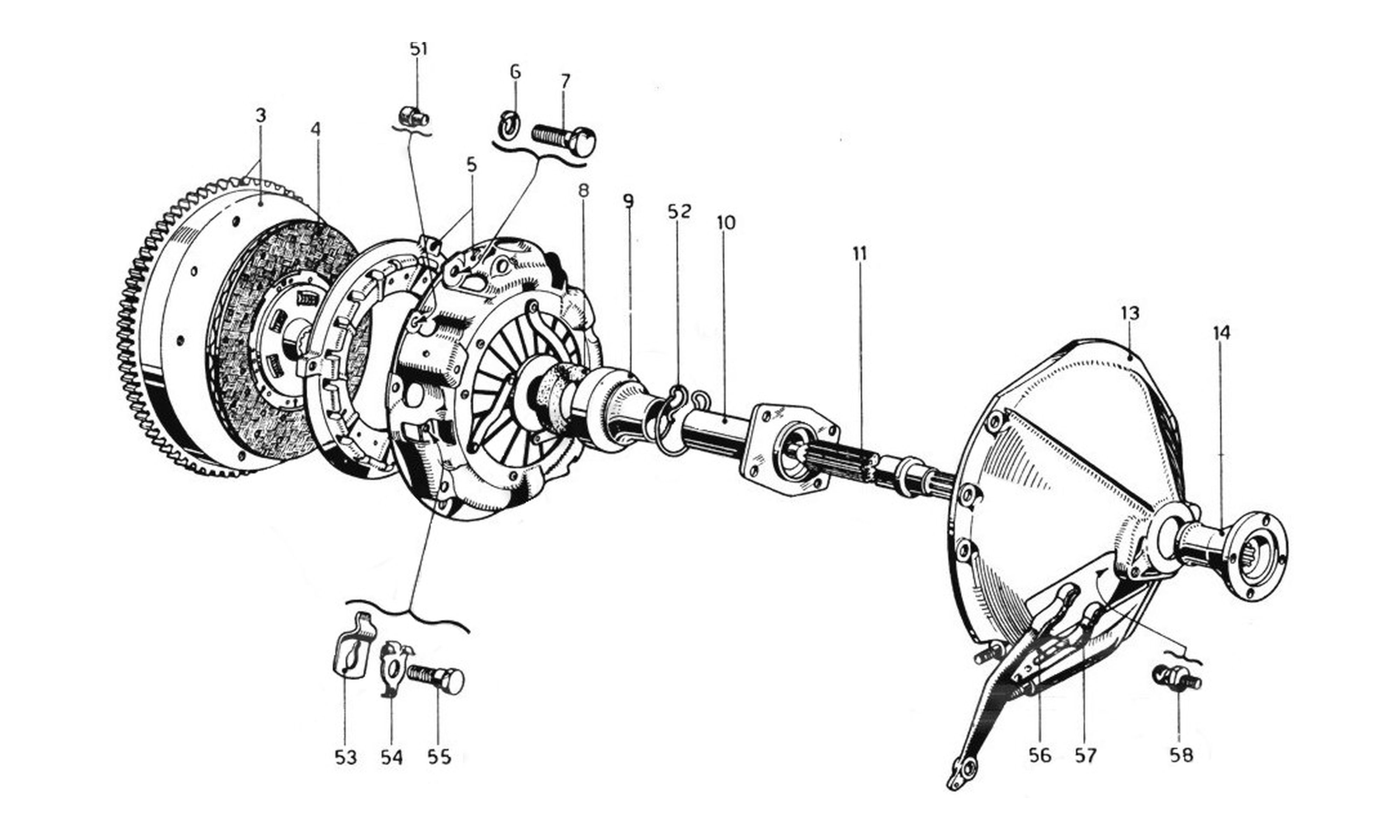 Schematic: Clutch - LHD