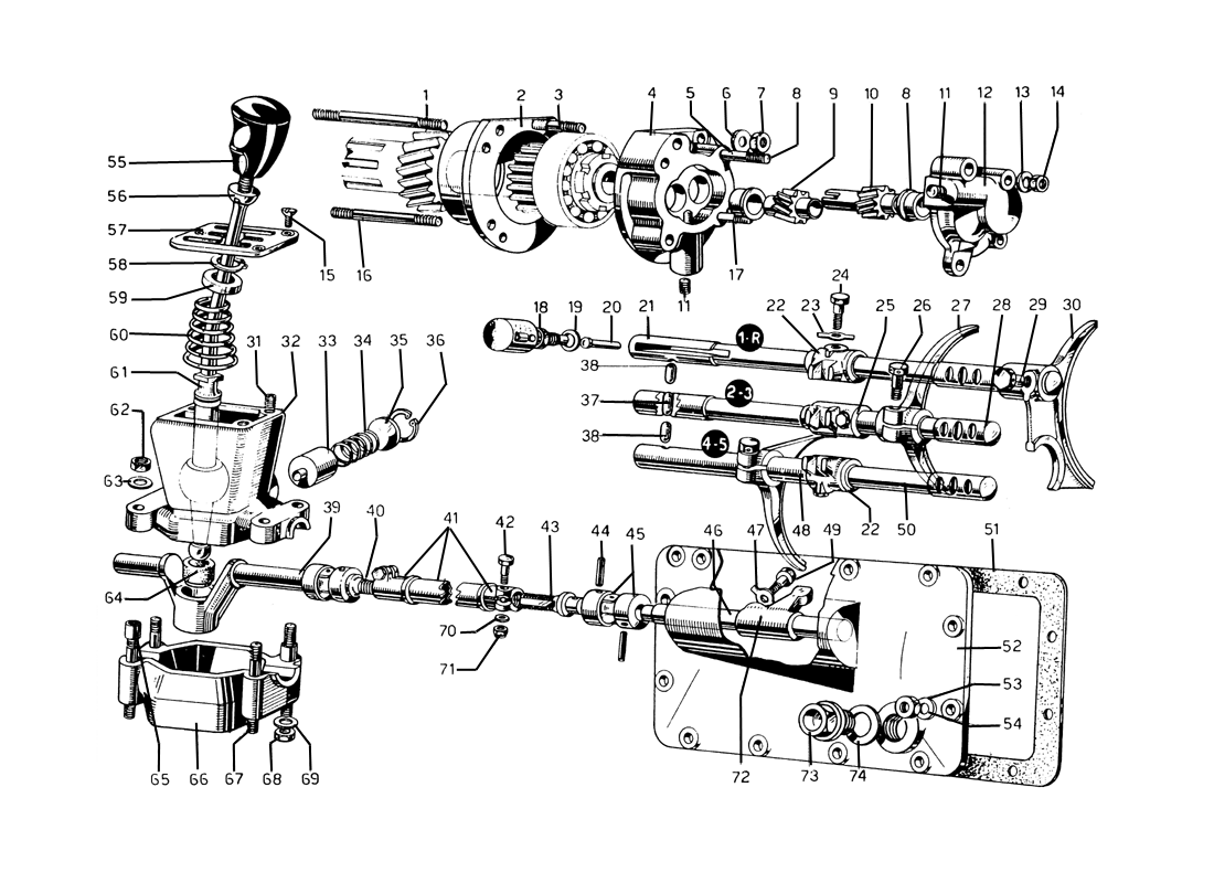 Schematic: Oil Pump & Linkage