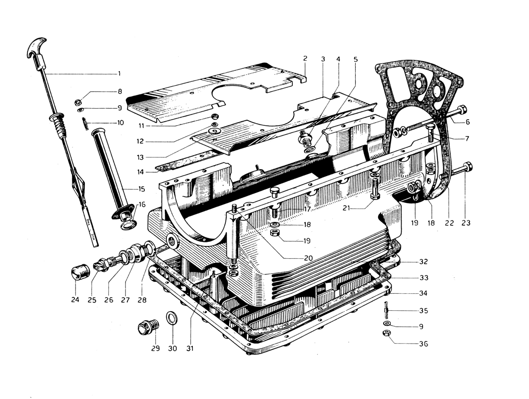 Schematic: Oil Sump