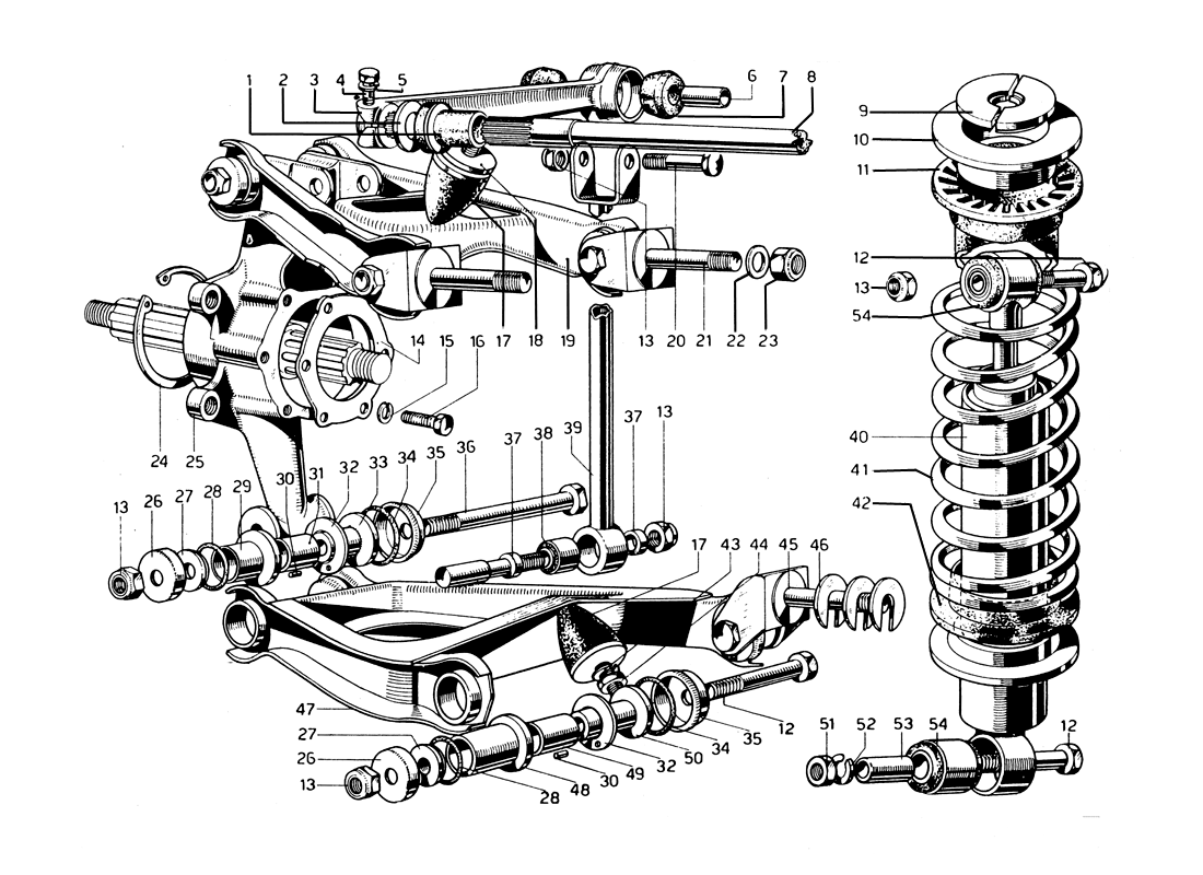 Schematic: Rear Suspension