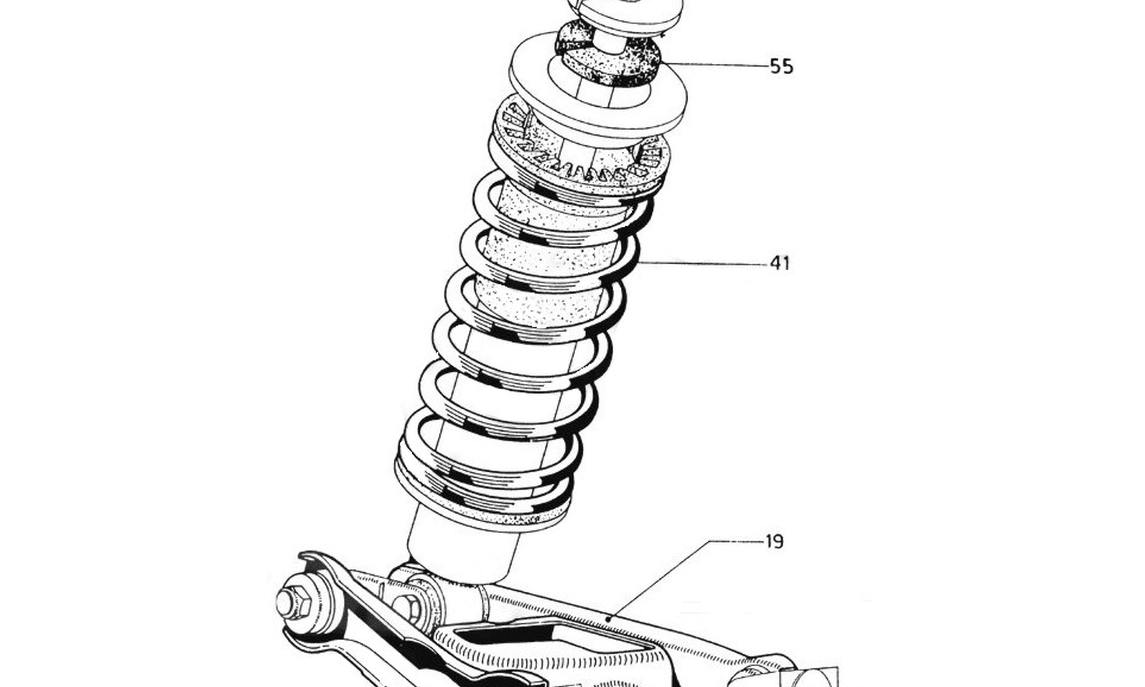 Schematic: Rear Suspension - LHD