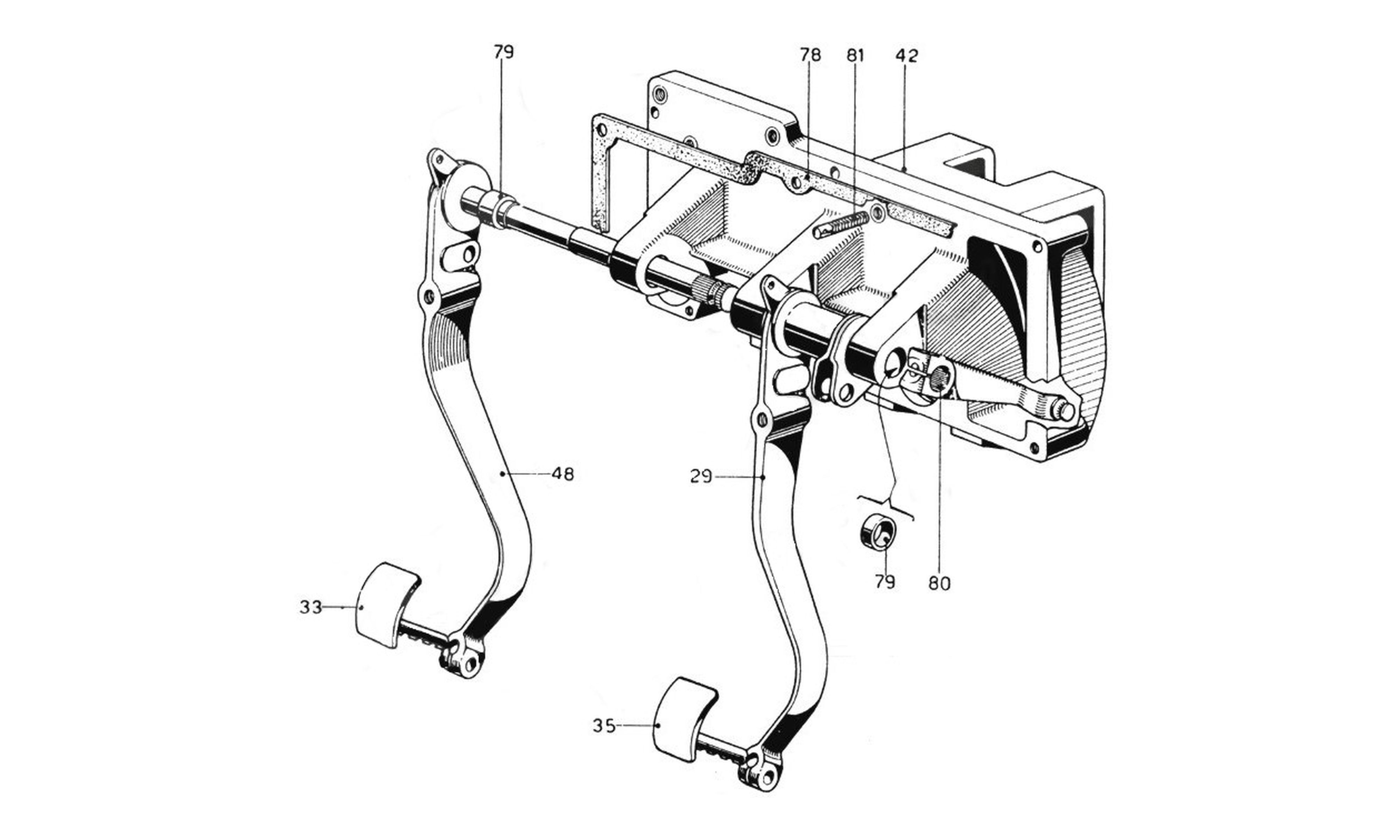 Schematic: Pedal Box - RHD