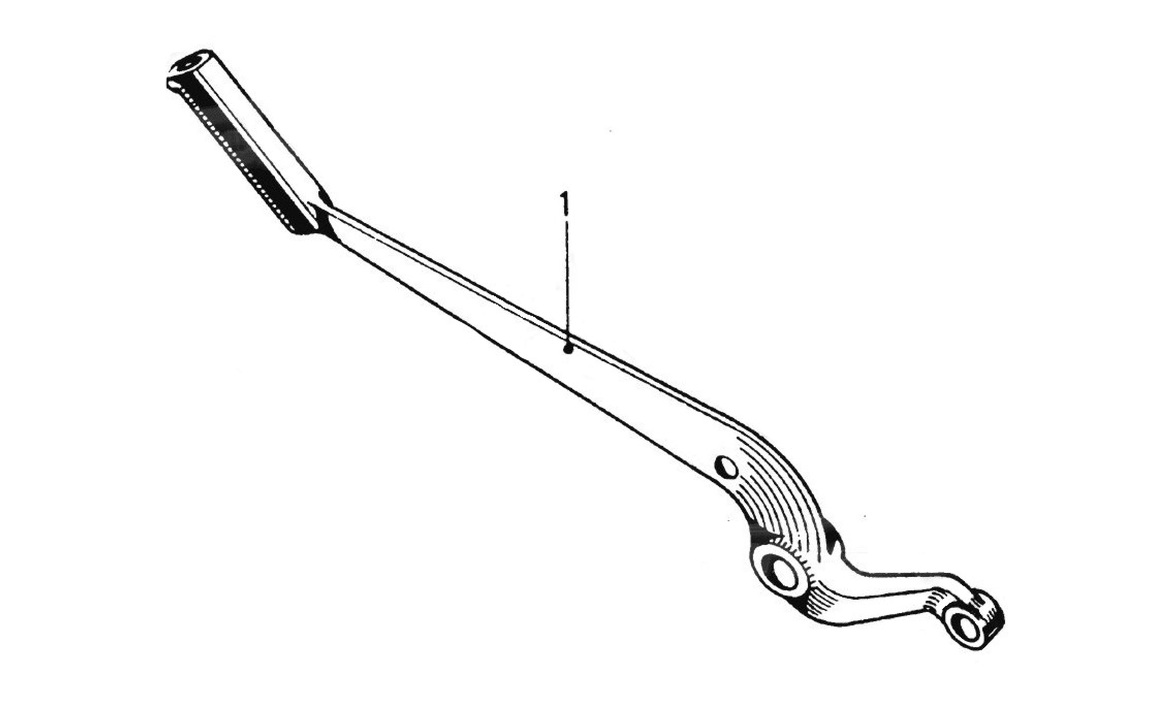 Schematic: Brake System- RHD - Handbrake Lever