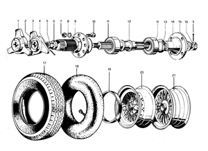 Tyres - Wheels & Shaft