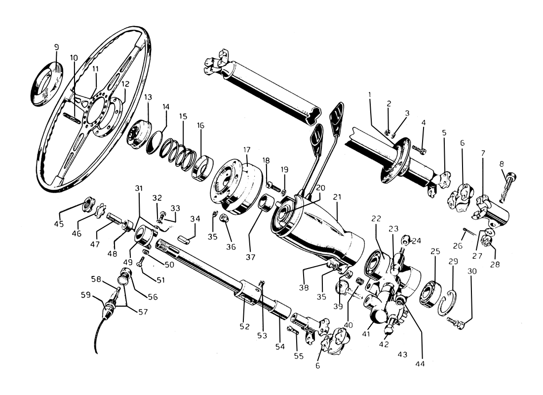 Schematic: Steering & Shaft