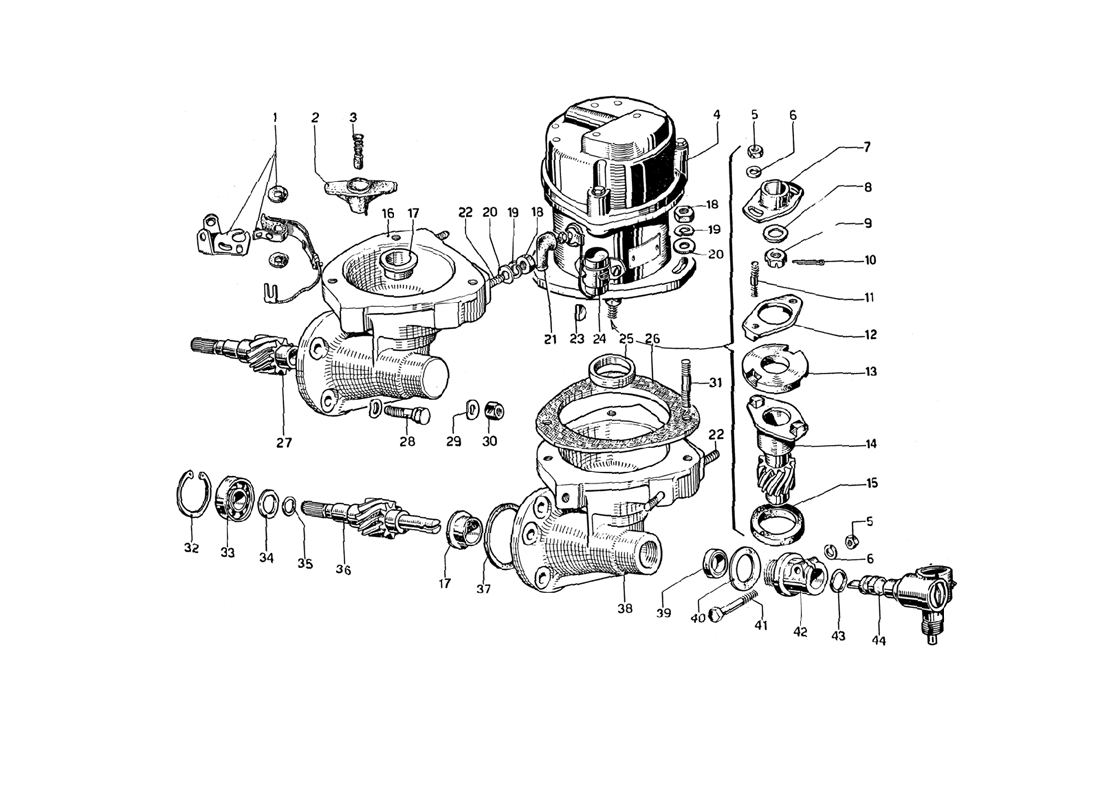 Schematic: Distributors And Controlls