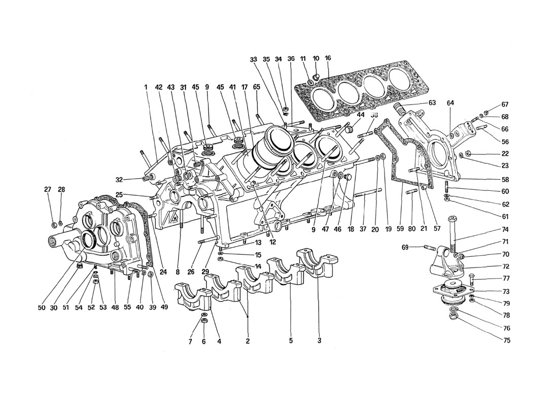 Schematic: Crankcase