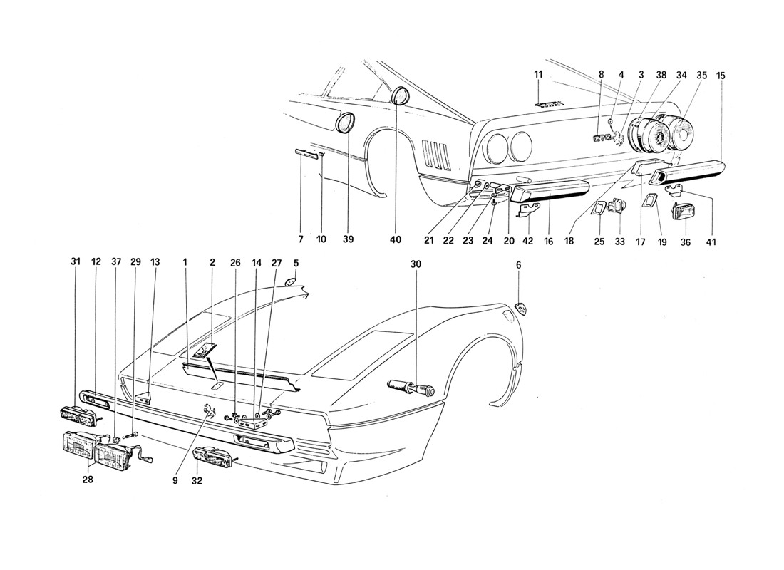 Schematic: Bumpers - Lights - Outer Name