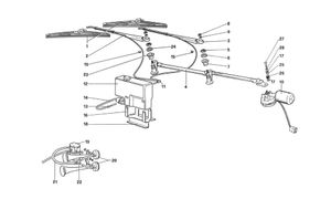 Windshield Wiper - Washer And Horn