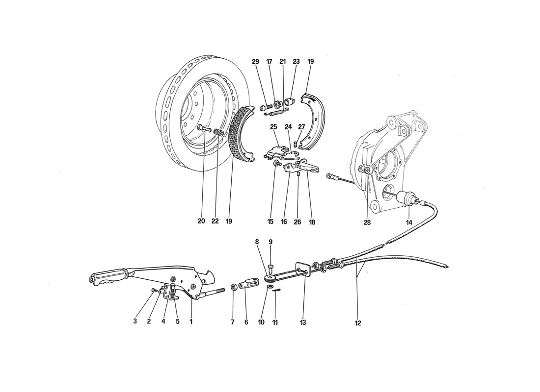 Schematic: Hand - Brake Control