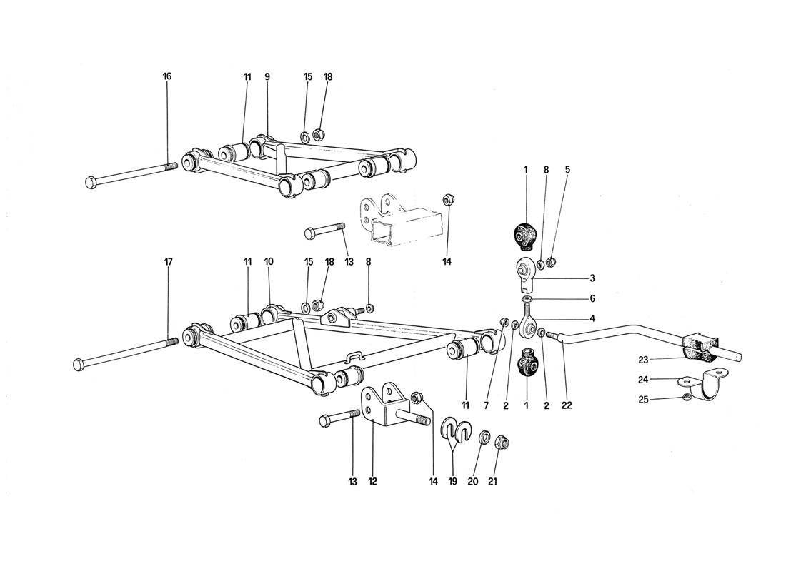 Schematic: Rear Suspension - Wishbones