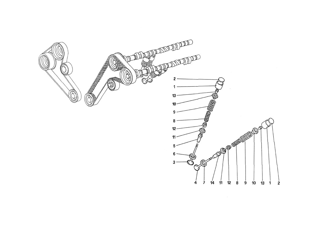 Schematic: Timing System - Tappets