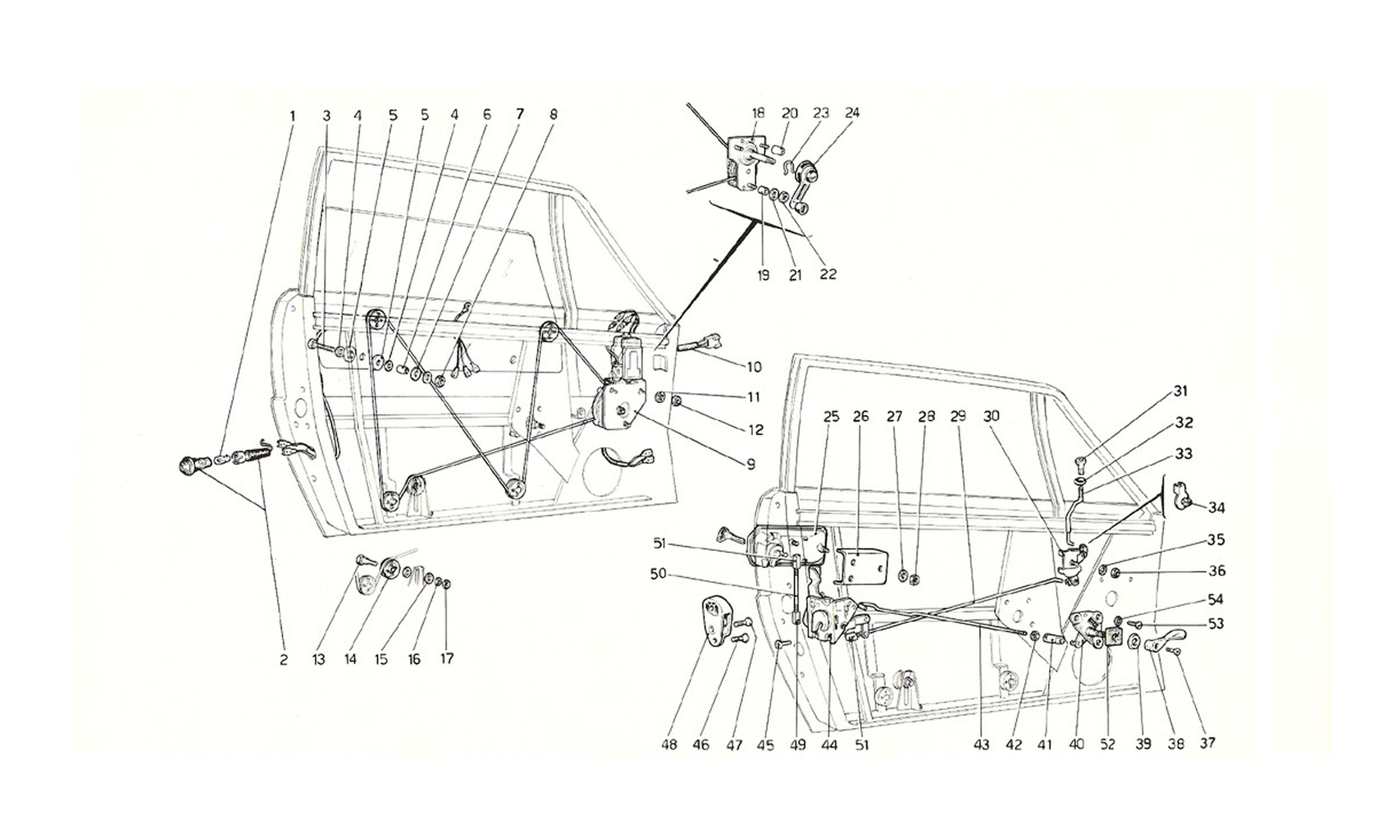 Schematic: Doors