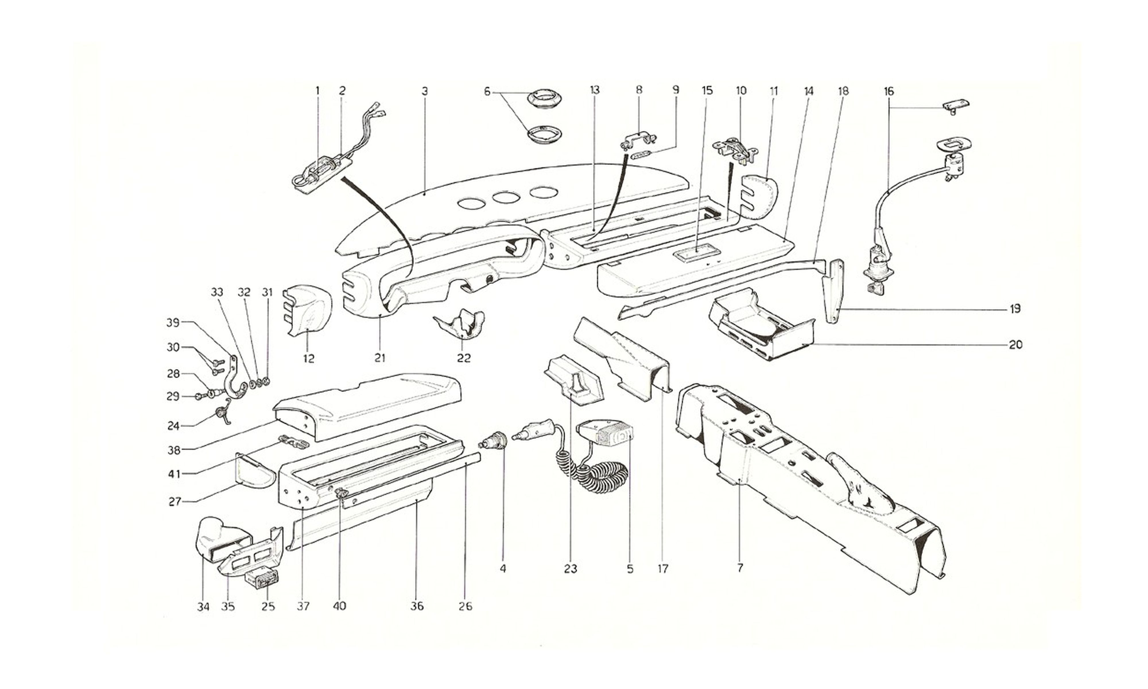 Schematic: Interior Trim And Accessories