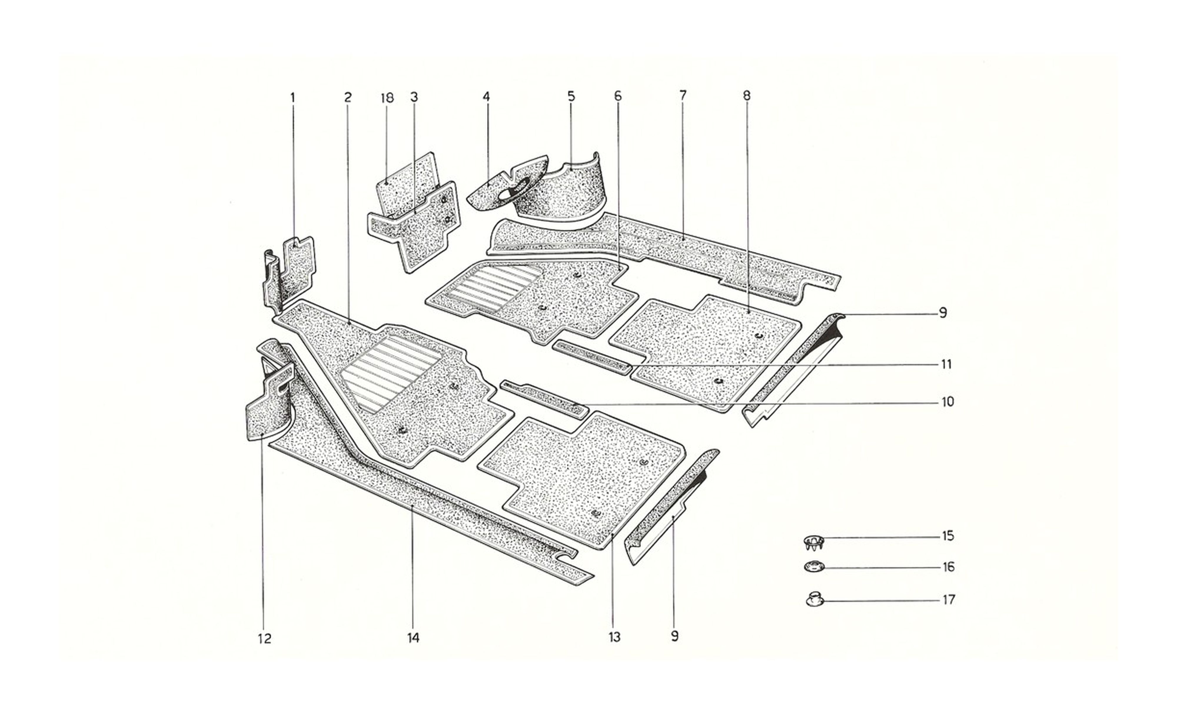 Schematic: Carpeting