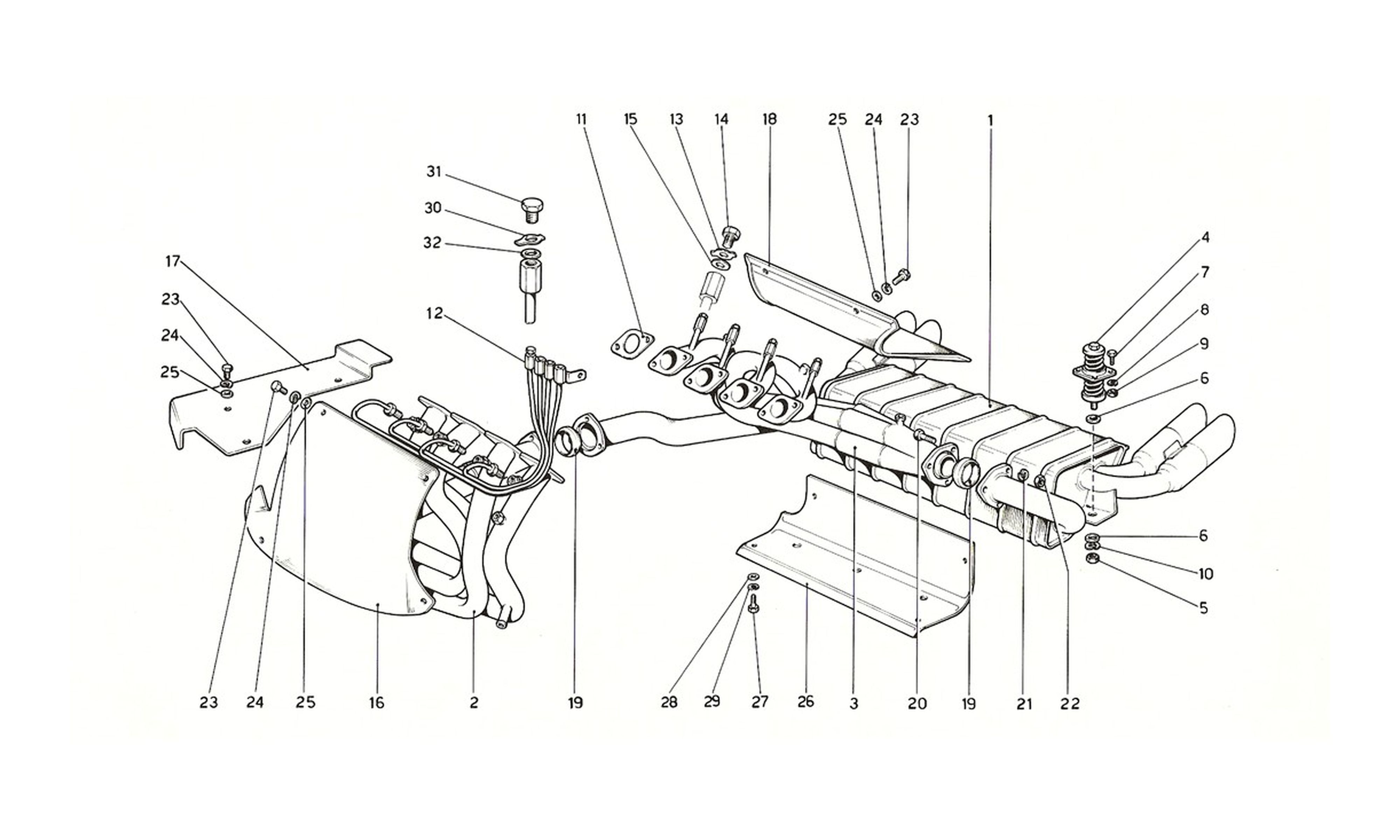 Schematic: Exhaust System