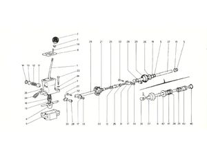 Outside Gearbox Controls (From No. 11324 Gs - 11300 Gd - 10360 U.S. Version)