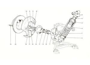 Front Suspension - Shock Absorber And Brake Discs