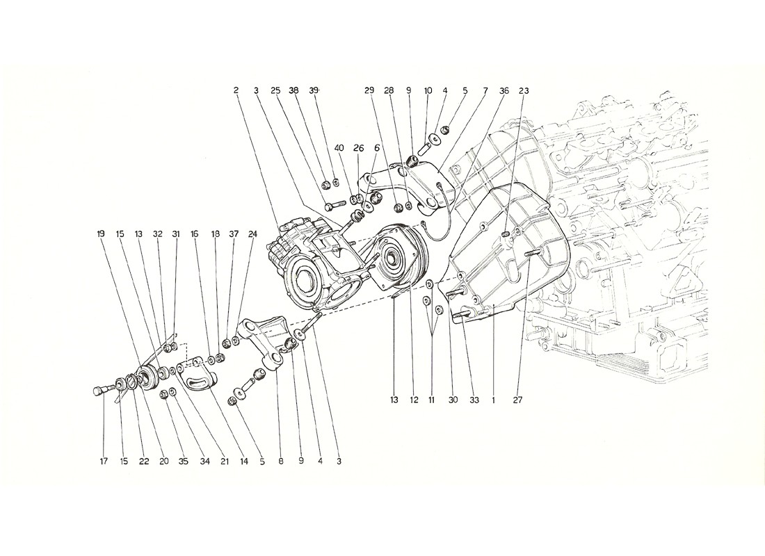 Schematic: Air Conditioning Compressor And Controls