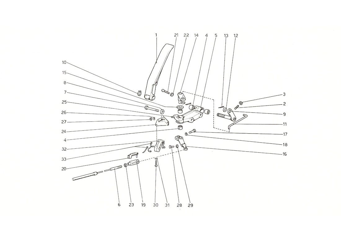 Schematic: Throttle Control (R.H.D Version)