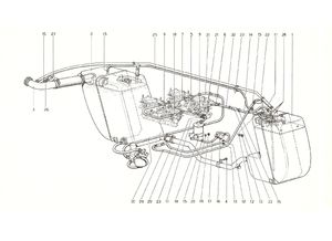 Fuel System (From No.11994 - U.S. 1976 Version)