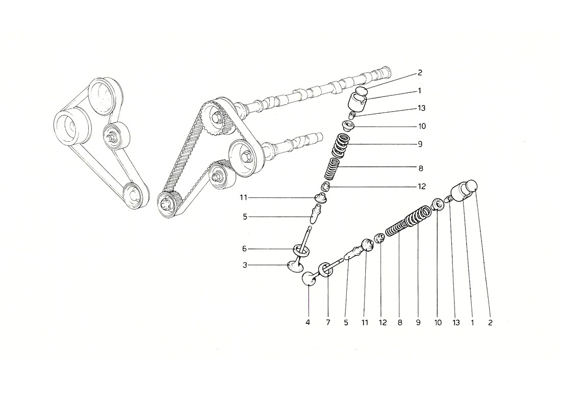 Schematic: Timing System - Tappets