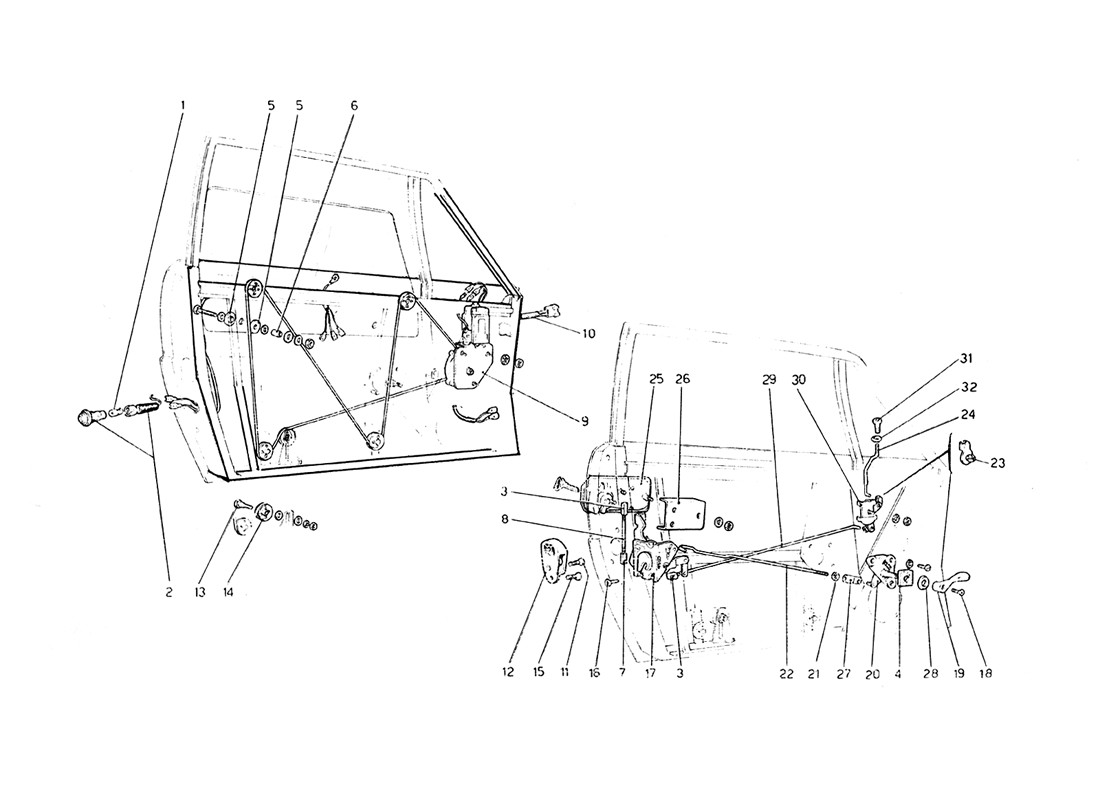 Schematic: Doors