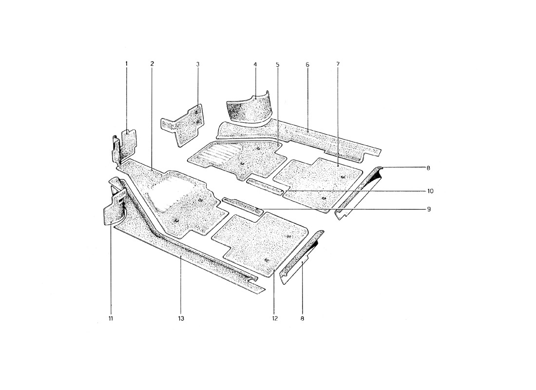 Schematic: Carpeting