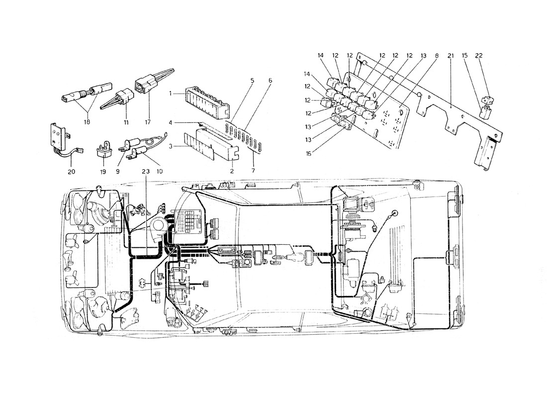 Schematic: Fuses And Relays