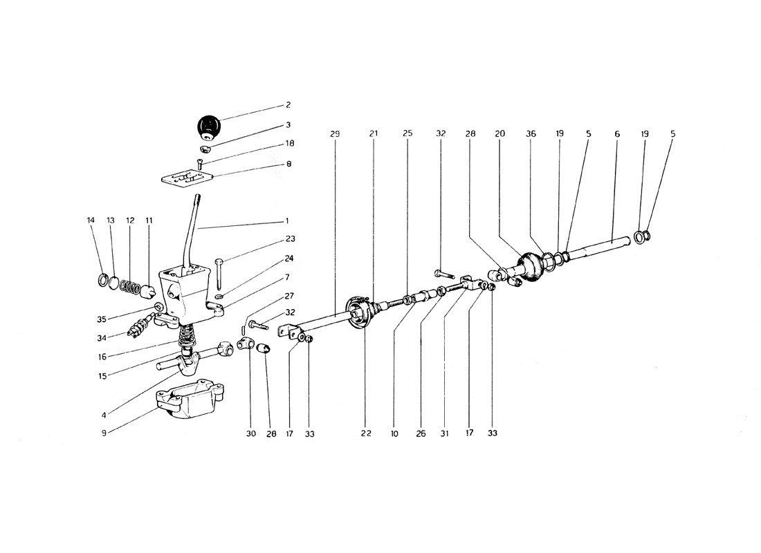 Schematic: Outside Gearbox Controls