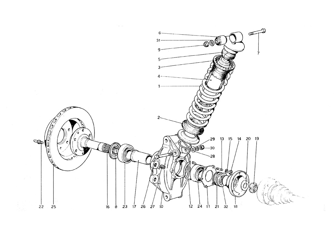 Schematic: Rear Suspension - Wishbons