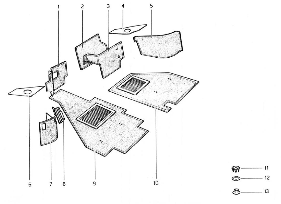 Schematic: Carpeting