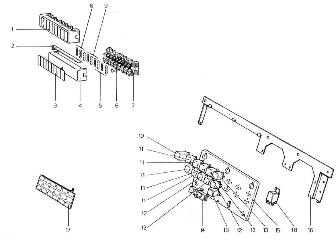 Schematic: Fuses And Relays