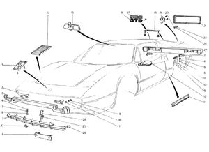 Bumpers And Mouldings (Valid For Rhd - Aus Versions)