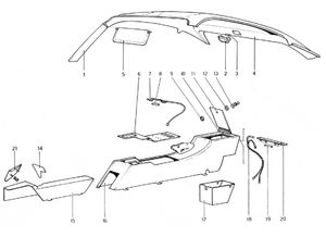 Tunnel And Roof (Valid For Rhd - Aus Versions)