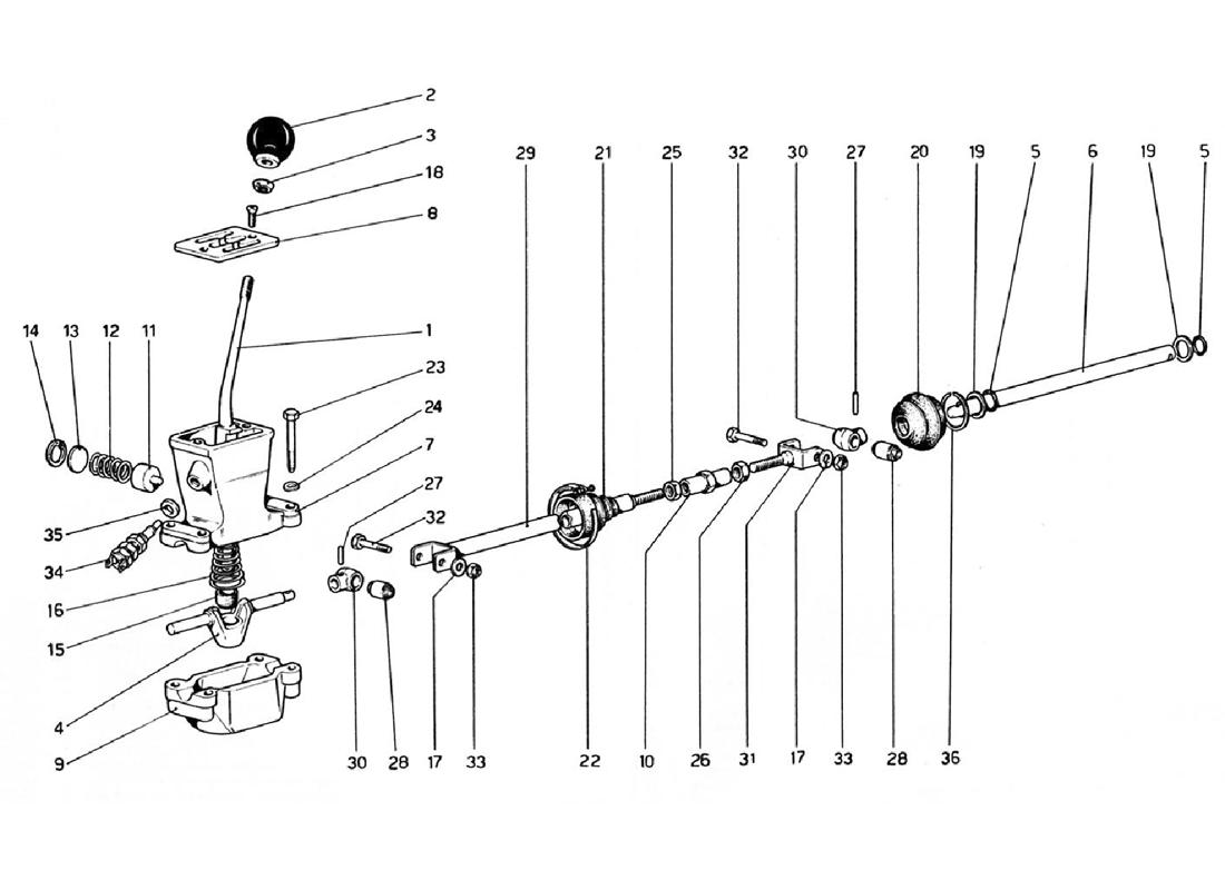 Schematic: Outside Gearbox Controls