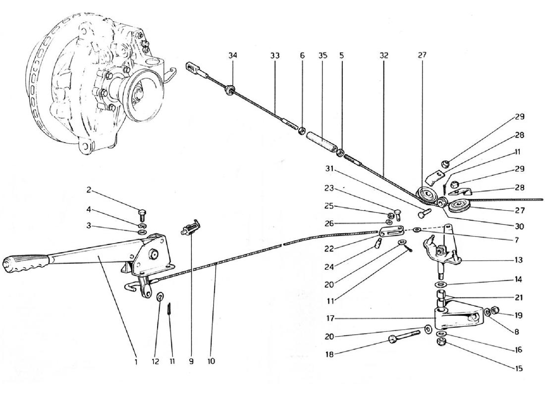 Schematic: Hand-Brake Control