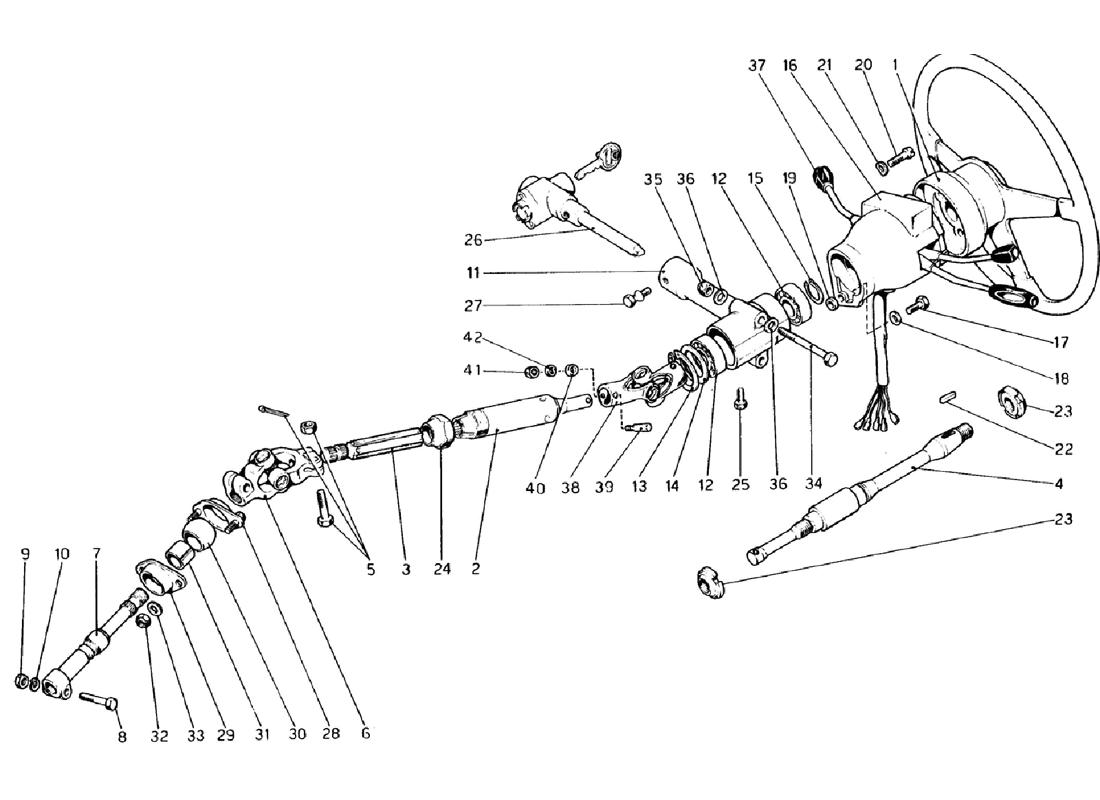 Schematic: Steering Column