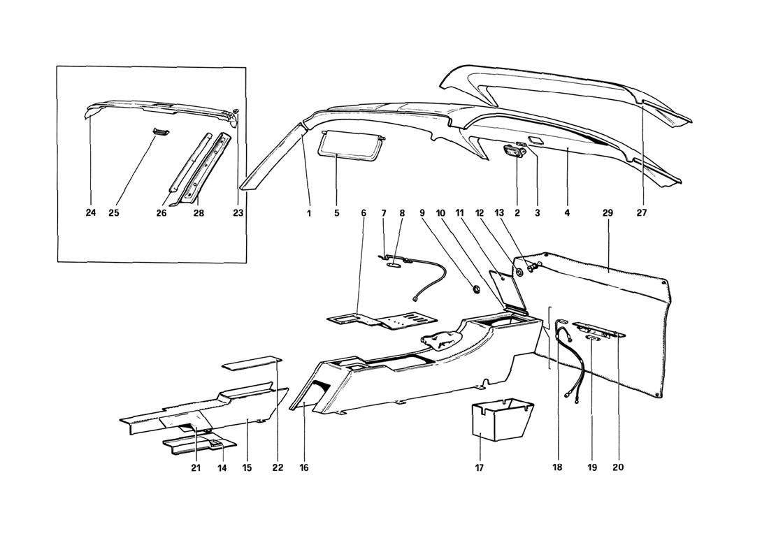 Schematic: Interior Trim, Accessories And Seats