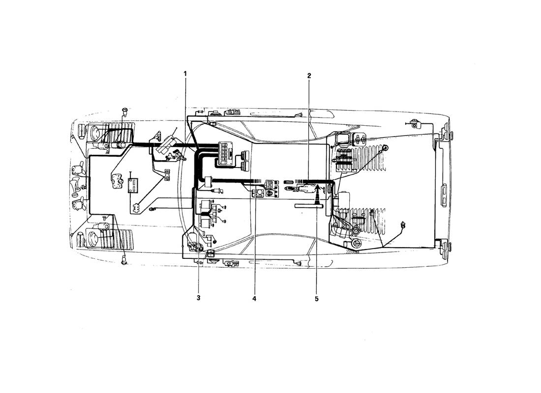 Schematic: Body Electrical (Variants For Rhd - Aus Versions)