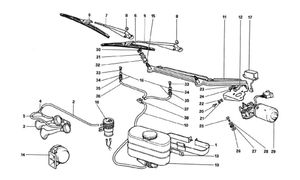 Windshield Wiper, Washer And Horn (Variants For Rhd - Aus Versions)