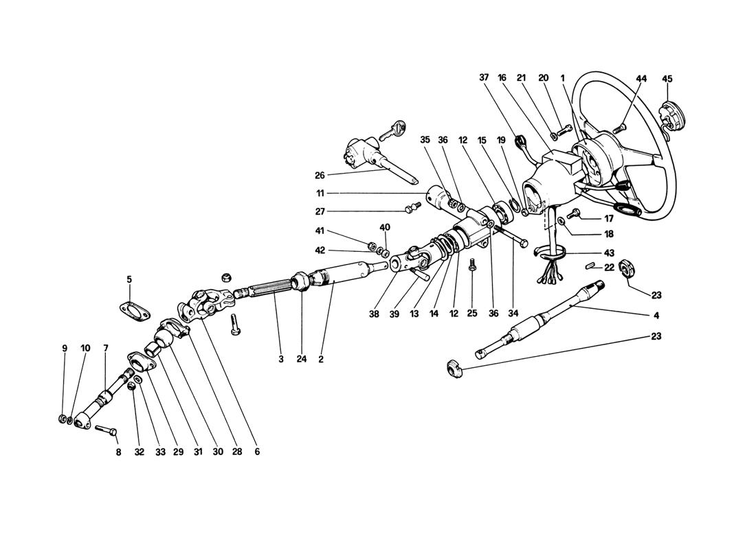 Schematic: Steering Column