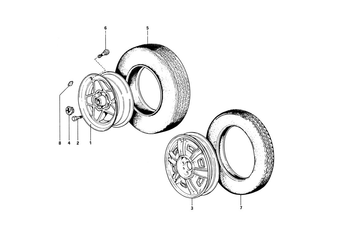 Schematic: Wheels