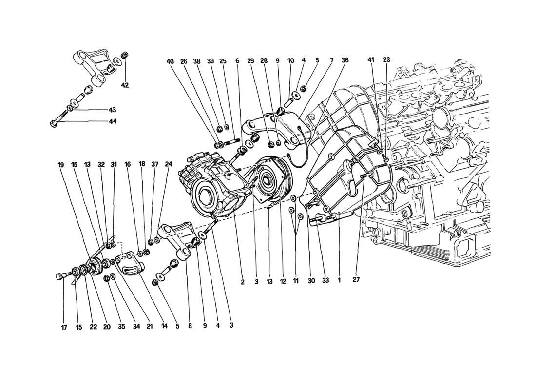 Schematic: Air Conditioning Compressor And Controls